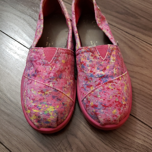 TOMS Canvas Girls Size 12.5 - Picture 4 of 5